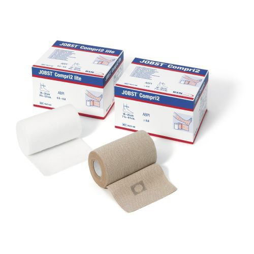 2 Layer Compression Bandage System JOBST® Compri2 Lite 7-1/8 to 9-3/4 Inch Length No Closure Tan NonSterile 20 to 30 mmHg