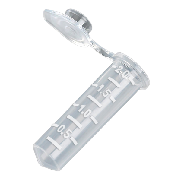 McKesson Microcentrifuge Tube Plain 2 mL Snap Cap Polypropylene Tube