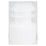 McKesson Tube Closure Polyethylene Flanged Plug Cap White 13 mm For Use with 13 mm Blood Drawing Tubes, Glass Test Tubes, Plastic Culture Tubes NonSterile