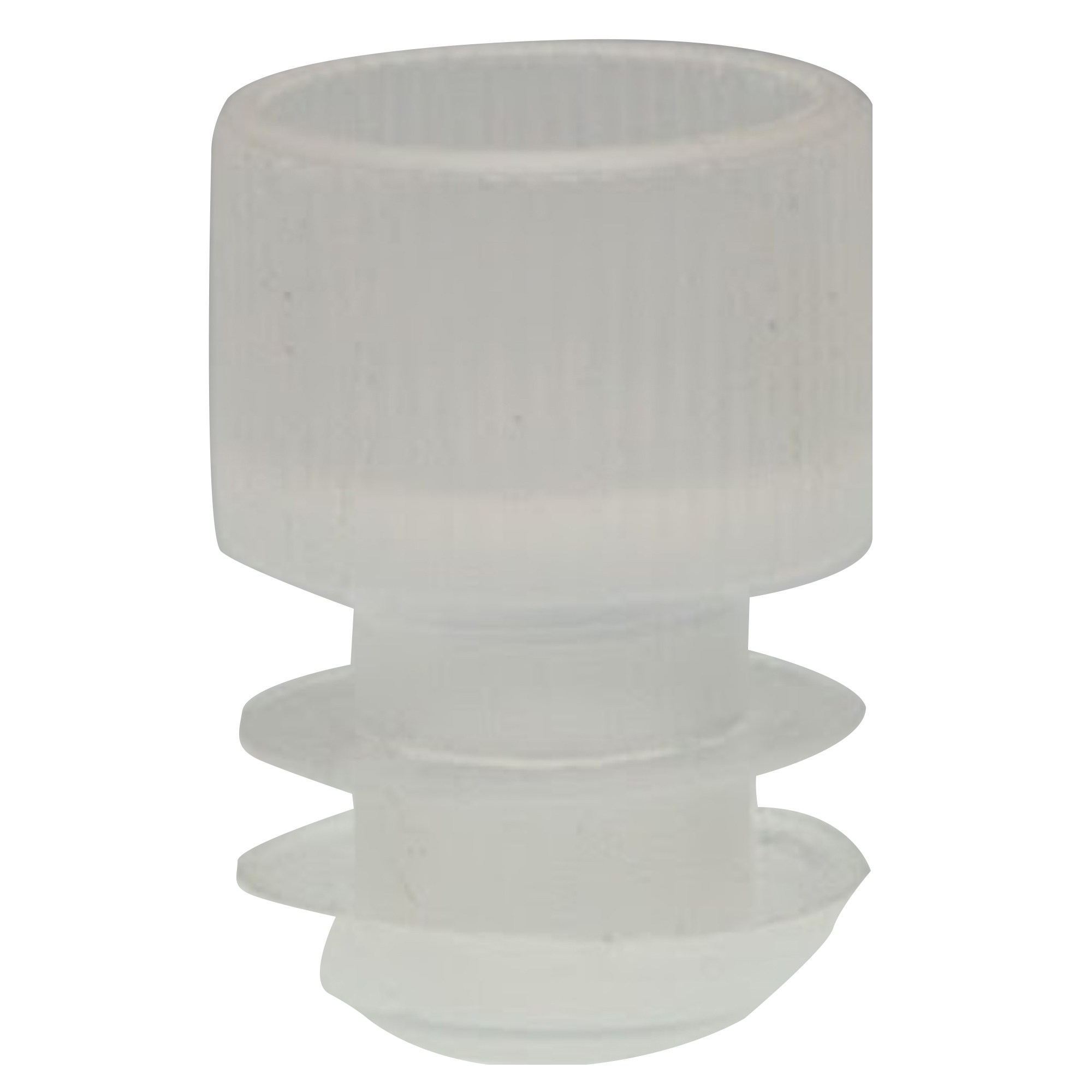 McKesson Tube Closure Polyethylene Flanged Plug Cap Natural 16 mm For Use with 16 mm Blood Drawing Tubes, Glass Test Tubes, Plastic Culture Tubes NonSterile