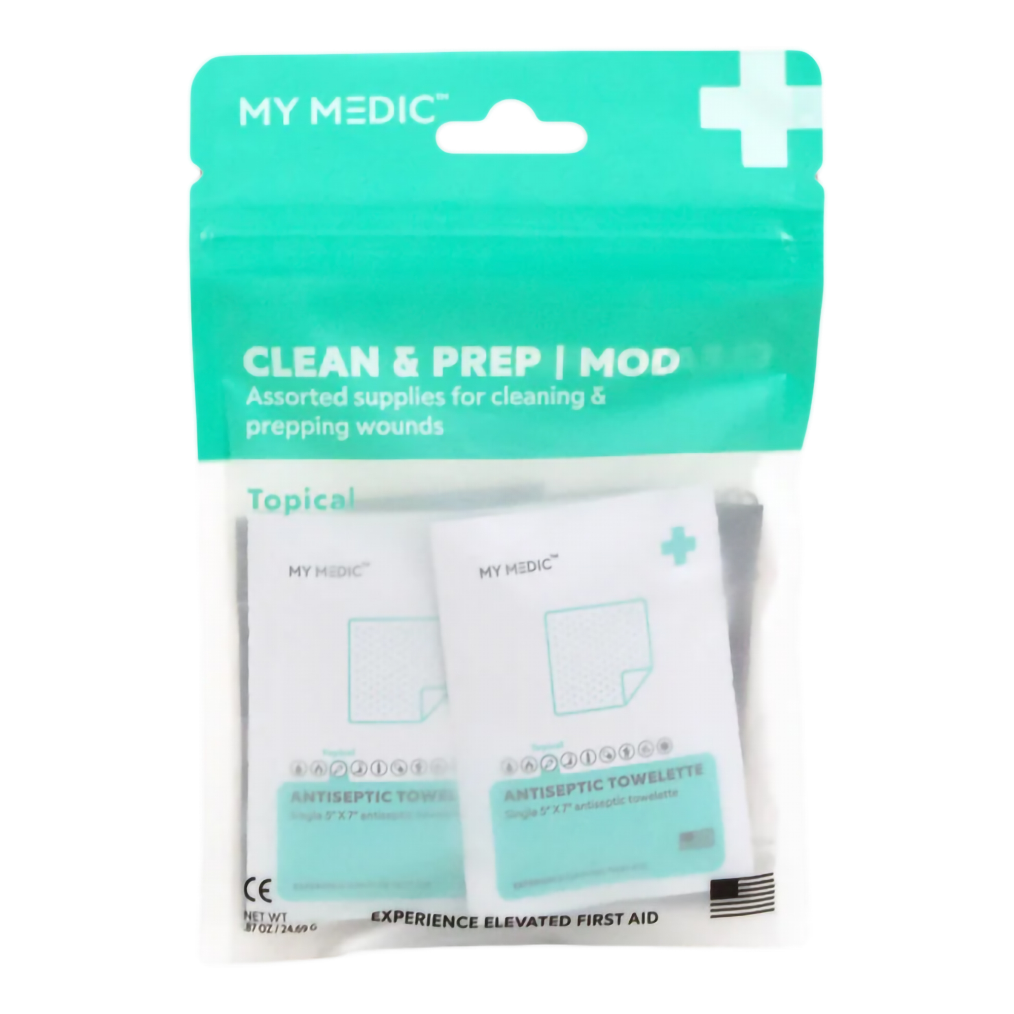 First Aid Medical Pack My Medic™ Clean and Prep Mod Pouch
