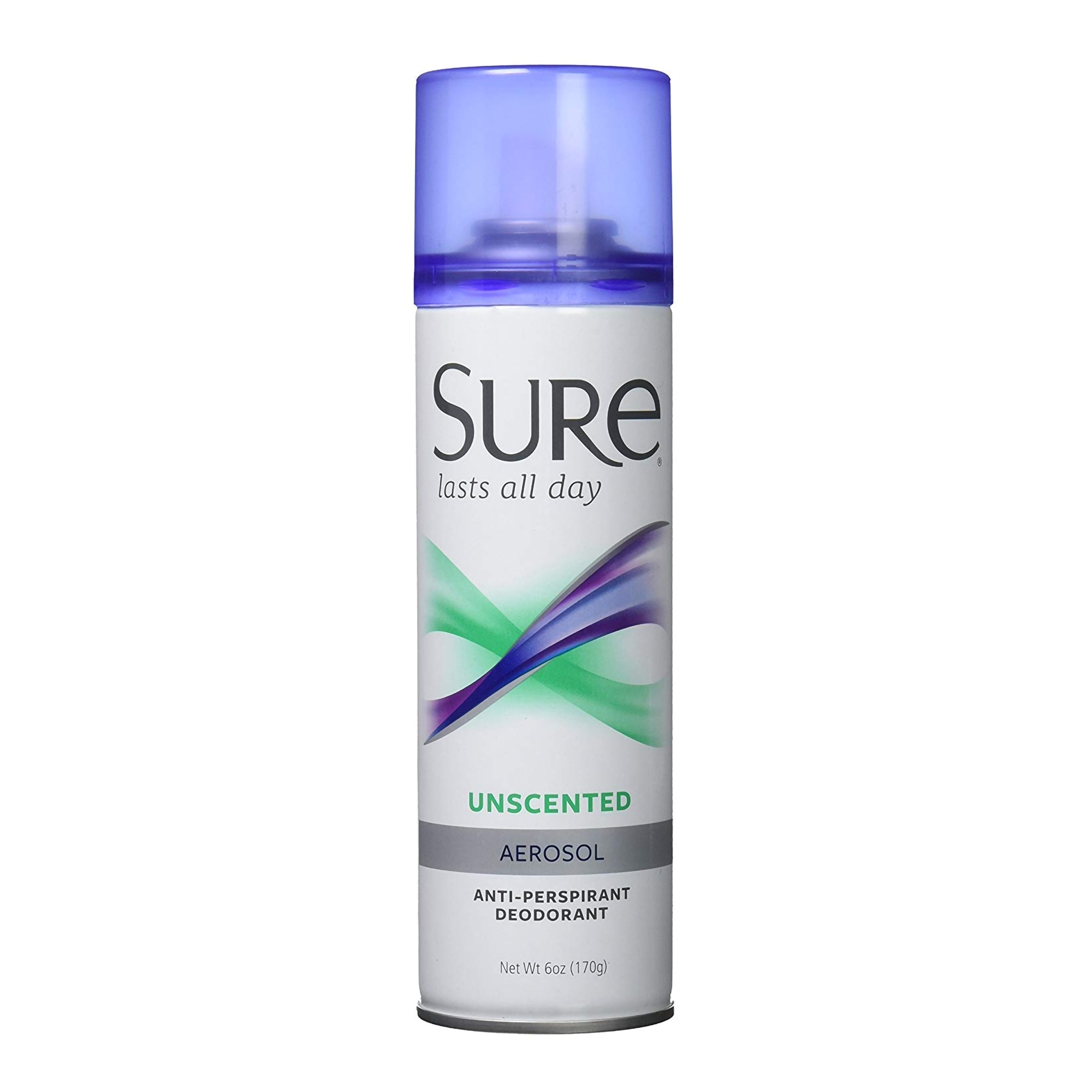 Antiperspirant / Deodorant Sure® Aerosol Spray 6 oz. Unscented