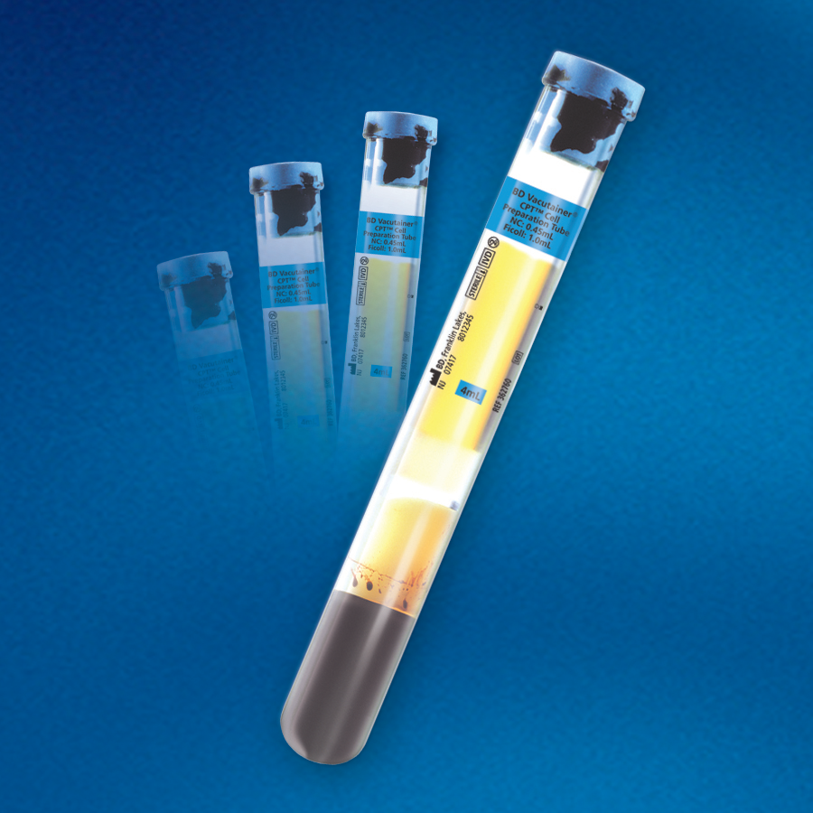 BD Vacutainer® CPT™ Cell Preparation Tube Sodium Heparin / Separator Gel Additive 8 mL Conventional Closure Glass Tube BD Vacutainer® CPT™ Cell Preparation Tube Sodium Heparin / Separator Gel Additive 8 mL Conventional Closure Glass Tube