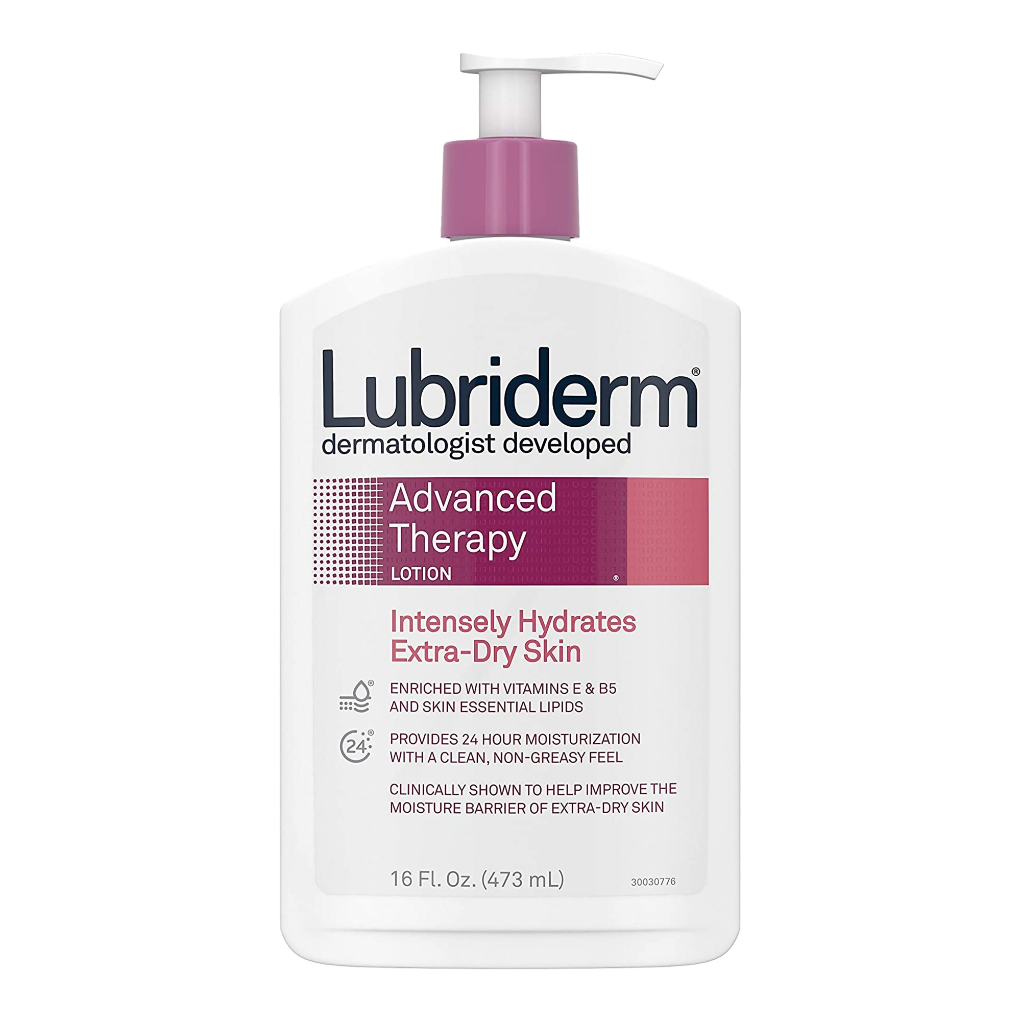 Hand and Body Moisturizer Lubriderm® Advanced Therapy 16 oz. Pump Bottle Unscented Lotion Hand and Body Moisturizer Lubriderm® Advanced Therapy 16 oz. Pump Bottle Unscented Lotion