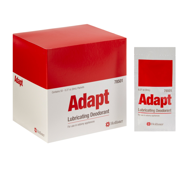 Appliance Lubricant Adapt™ 8 mL, Packet For Use with Ostomy Pouch