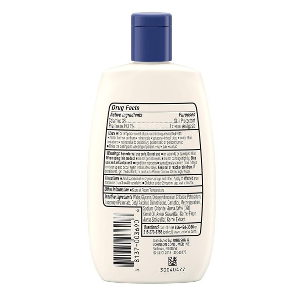 Anti-Itch Hand and Body Lotion Aveeno® Anti-Itch 4 oz. Bottle Unscented Lotion