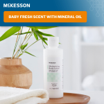 Hand and Body Moisturizer McKesson 4 oz. Bottle Baby Fresh Scent Lotion