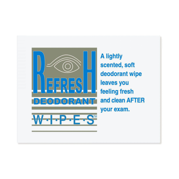 Deodorant Towelette PDC® Refresh Deodorant Wipes™ Individual Packet Scented 50 Count