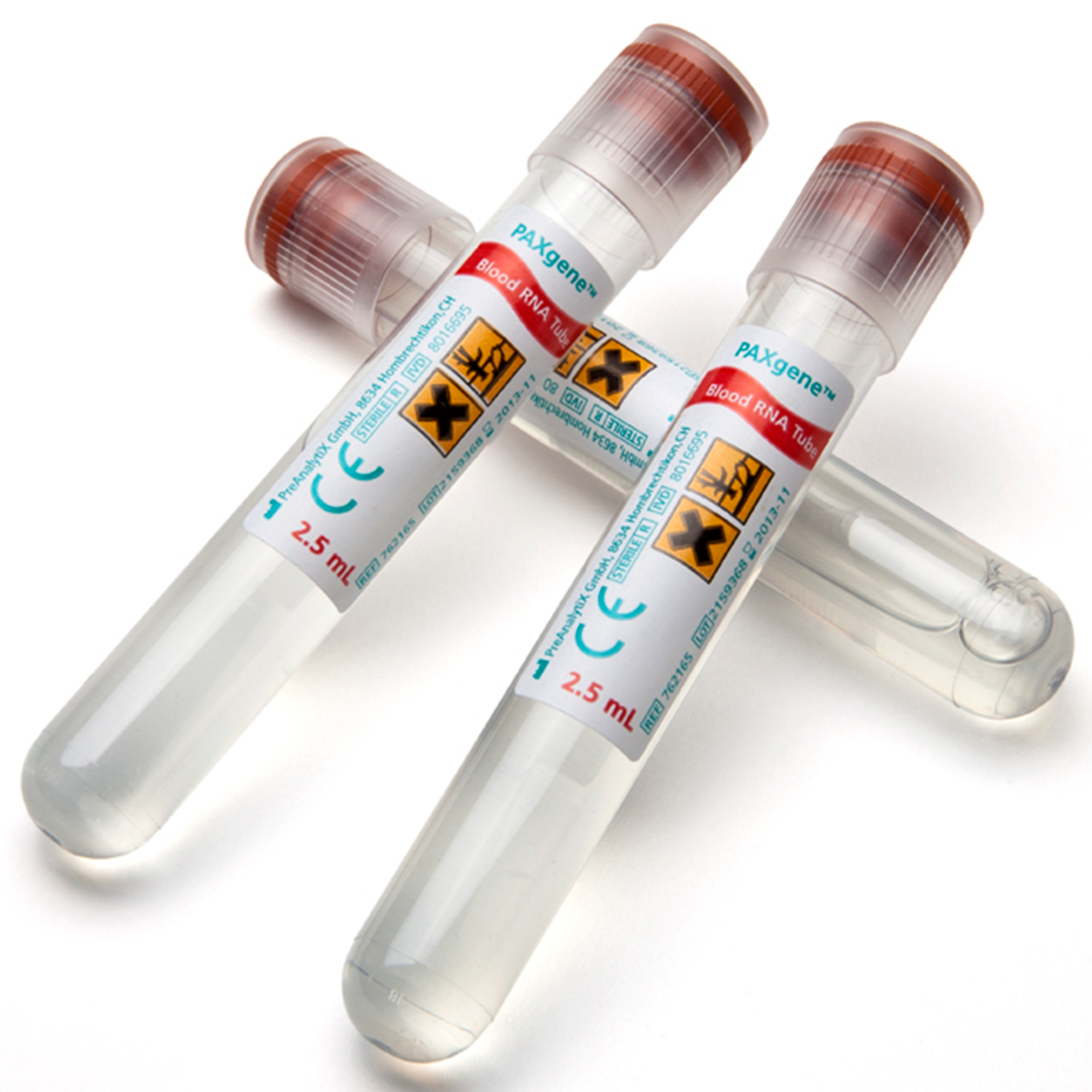 BD™ PAXgene™ Blood RNA Tube Blood RNA Stabilization Solution Additive 2.5 mL BD Hemogard™ Closure Plastic Tube BD™ PAXgene™ Blood RNA Tube Blood RNA Stabilization Solution Additive 2.5 mL BD Hemogard™ Closure Plastic Tube