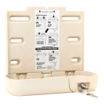 Sharps Container Bracket McKesson Prevent® 9.36 H x 10 W x 4.35 D Inch Plastic Wall Mount Locking