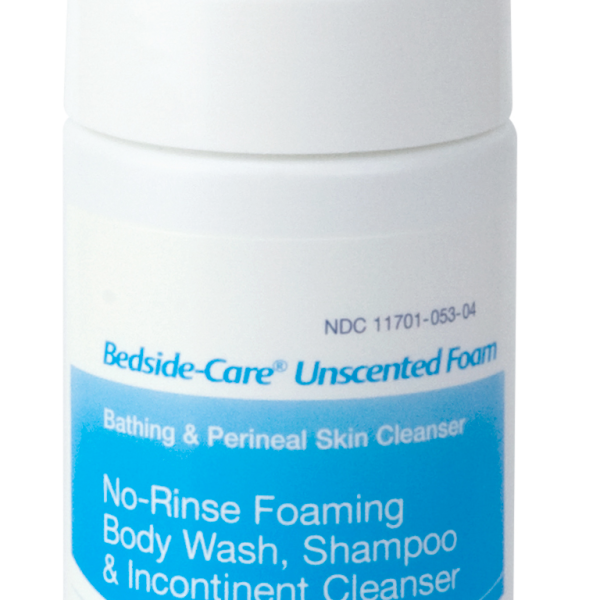 Rinse-Free Shampoo and Body Wash Bedside-Care® 4 oz. Pump Bottle Unscented