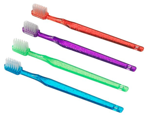Toothbrush Sparkle Plak Smacker Blue / Green / Purple / Red Youth Soft