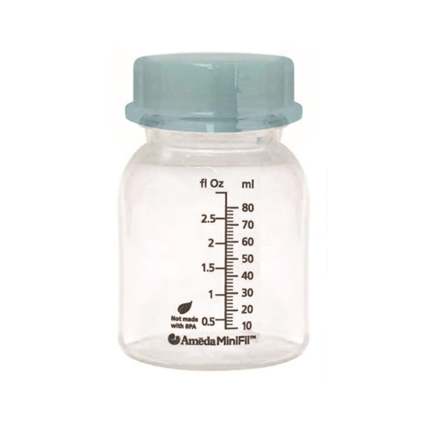 Colostrum Container Ameda MiniFil 80 mL Plastic Clear