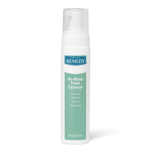 Rinse-Free Cleanser Remedy® Foaming 8 oz. Pump Bottle Unscented