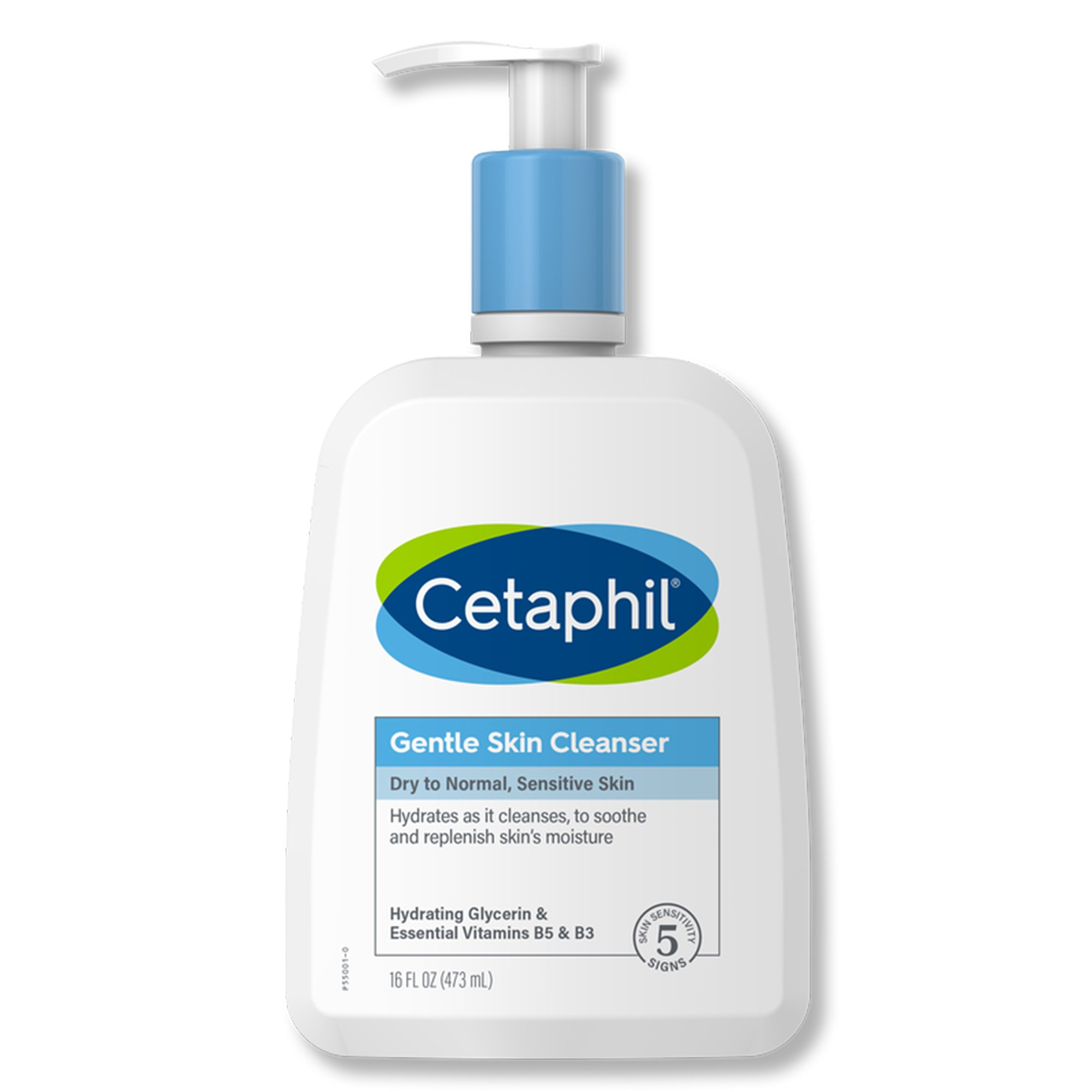Facial Cleanser Cetaphil® Gentle Skin Cleanser Lotion 16 oz. Pump Bottle Unscented