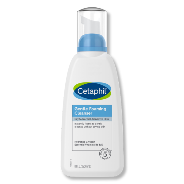Facial Cleanser Cetaphil® Foaming Face Wash Foaming 8 oz. Pump Bottle Gentle Scent