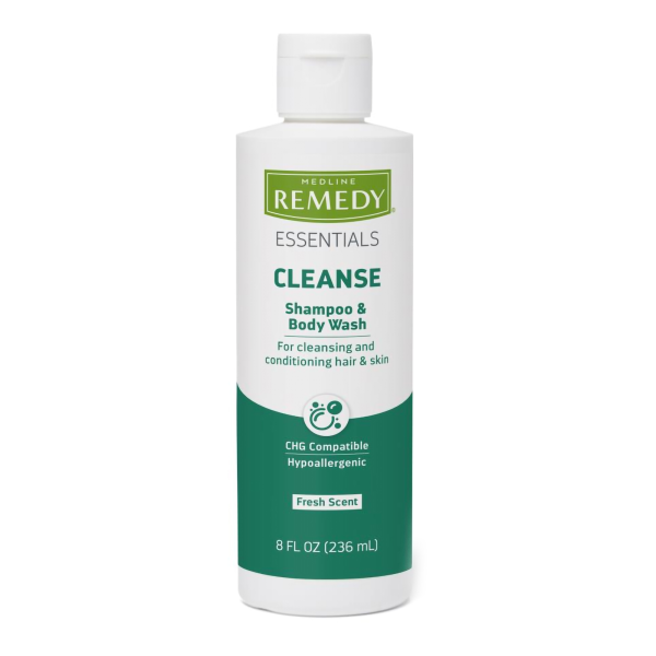 Shampoo and Body Wash Remedy Essentials 8 oz. Flip Top Bottle Citrus Vanilla Scent