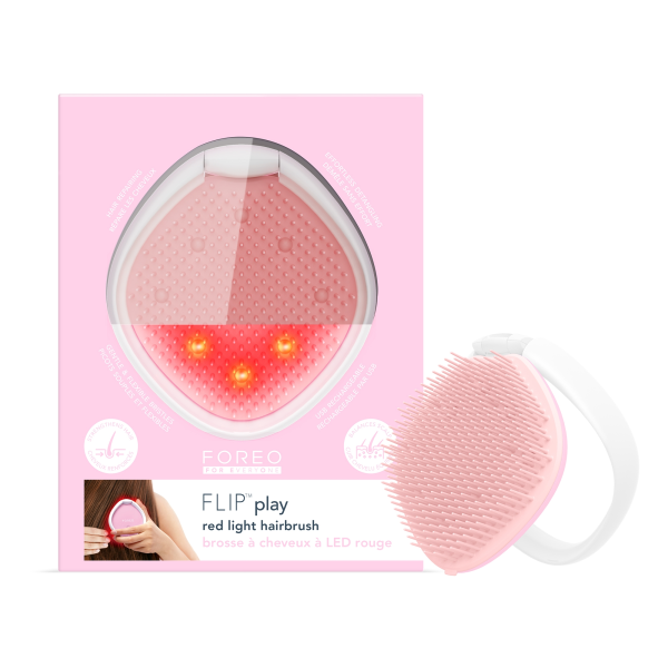 LED Hairbrush FLIP™ Red