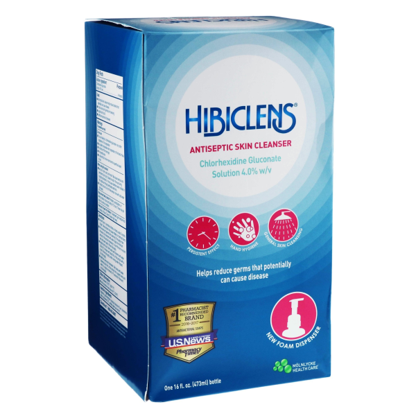 Antiseptic / Antimicrobial Skin Cleanser Hibiclens® 16 oz. Pump Bottle 4% Strength CHG (Chlorhexidine Gluconate) NonSterile