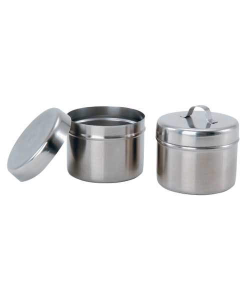 Ointment Container Stainless Steel Silver 2.12 X 3.09 Inch