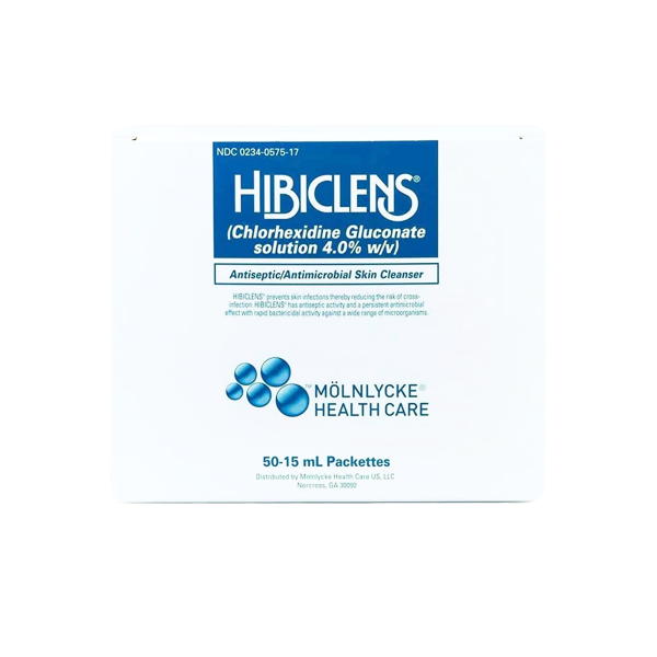 Antiseptic / Antimicrobial Skin Cleanser Hibiclens® 15 mL Individual Packet 4% Strength CHG (Chlorhexidine Gluconate) NonSterile