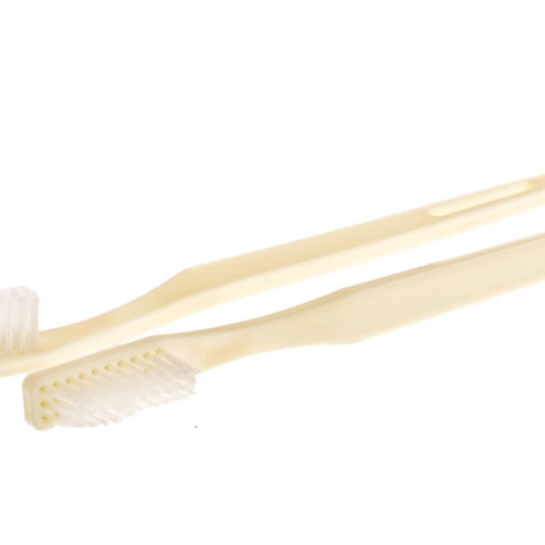 Toothbrush White Adult Soft