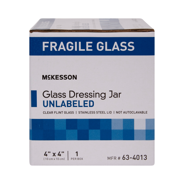 Sundry Jar McKesson Glass Clear 4 X 4 Inch