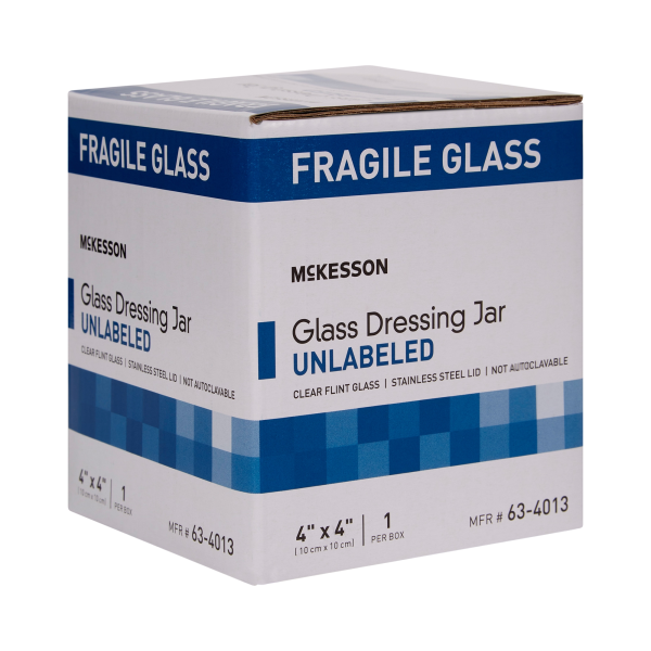 Sundry Jar McKesson Glass Clear 4 X 4 Inch