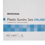 Sundry Jar McKesson Plastic Clear 4-1/4 X 6-1/2 Inch