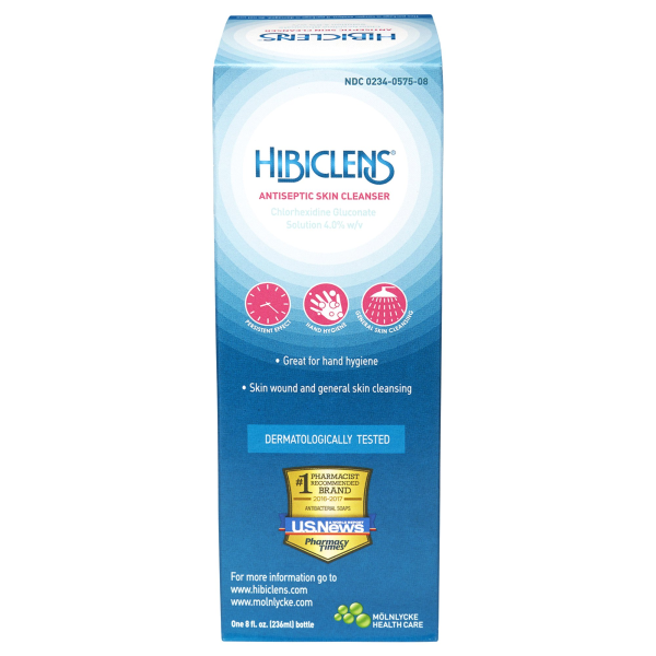 Antiseptic / Antimicrobial Skin Cleanser Hibiclens® 8 oz. Bottle 4% Strength CHG (Chlorhexidine Gluconate) NonSterile