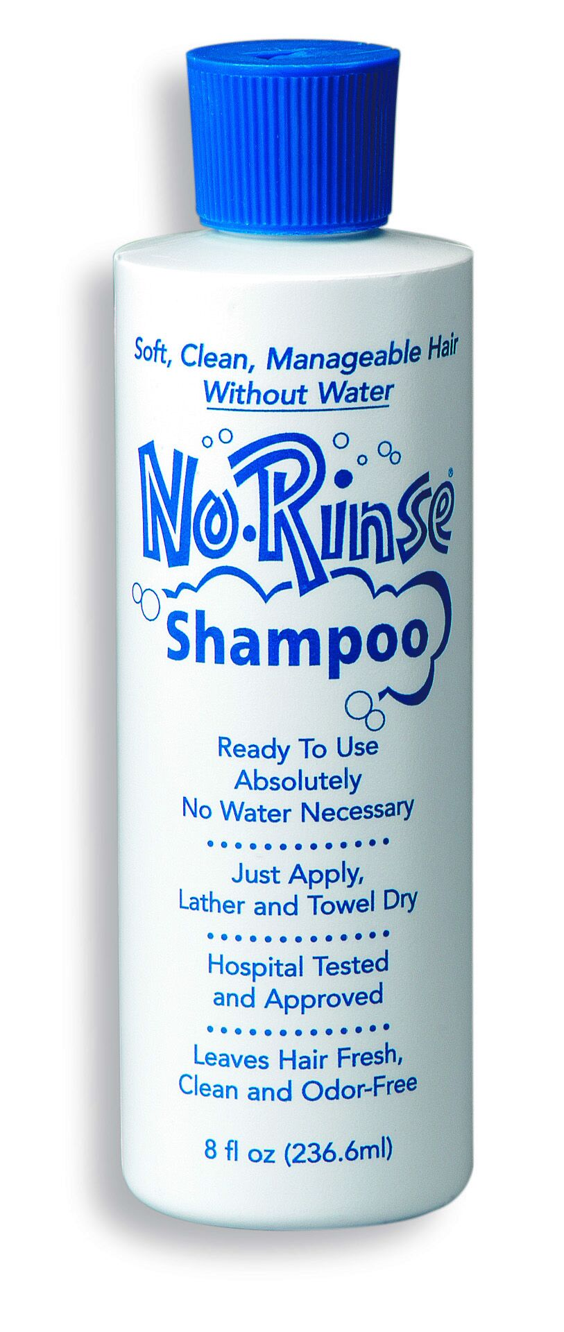 Rinse-Free Shampoo No Rinse® 8 oz. Flip Top Bottle Scented