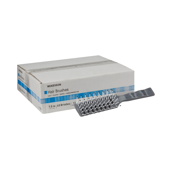 Hairbrush McKesson Plastic Bristles 7-7/10 Inch Length
