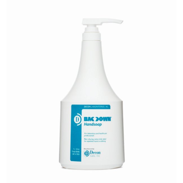 Soap Bacdown® Liquid 1,000 mL Pump Bottle Almond Scent