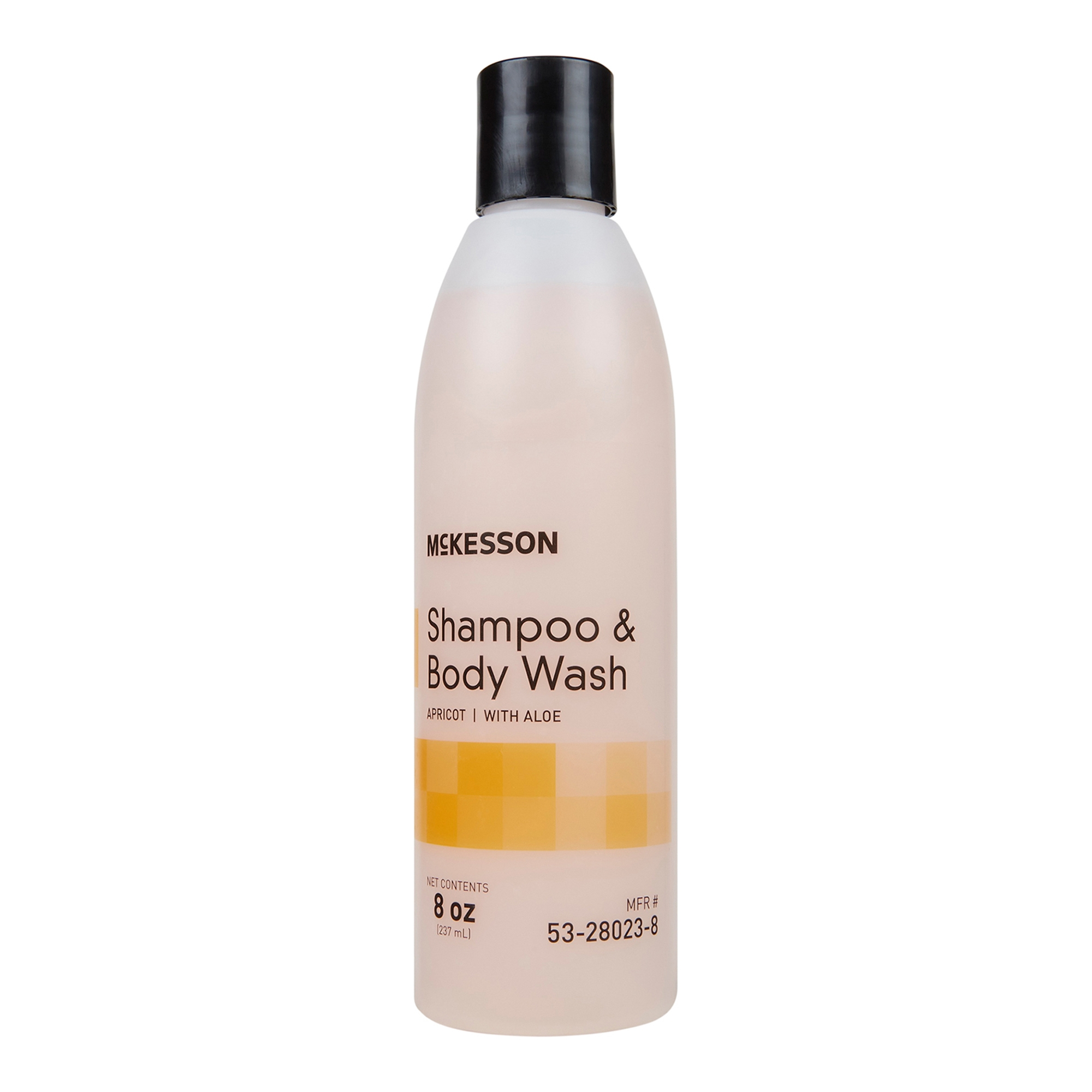 Shampoo and Body Wash McKesson 8 oz. Flip Top Bottle Apricot Scent