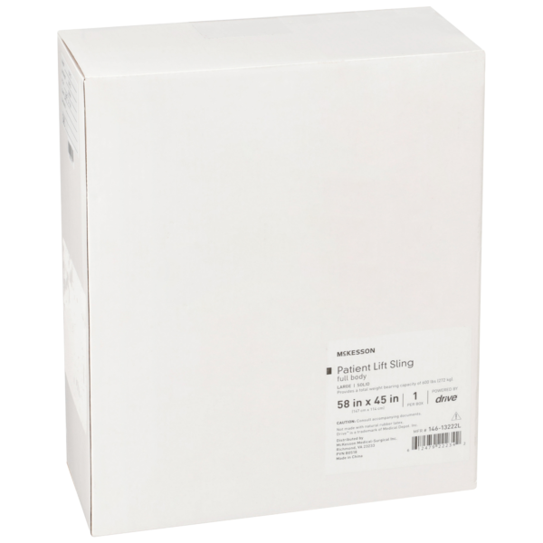 Full Body Patient Sling McKesson 4 or 6 Point Cradle Without Head Support Large 600 lbs. Weight Capacity