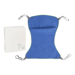 Full Body Patient Sling McKesson 4 or 6 Point Cradle Without Head Support Large 600 lbs. Weight Capacity