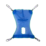 Full Body Commode Sling McKesson 4 or 6 Point Cradle Without Head Support X-Large 600 lbs. Weight Capacity