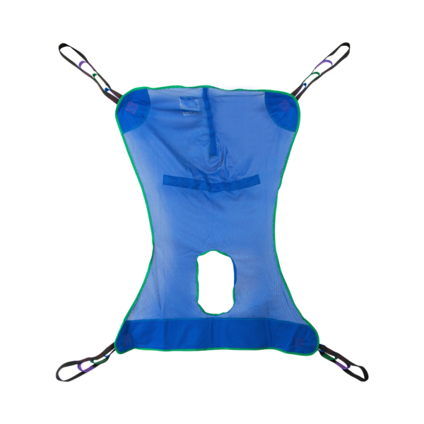 Full Body Commode Sling McKesson 4 or 6 Point Cradle Without Head Support X-Large 600 lbs. Weight Capacity