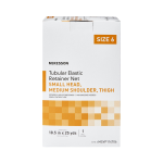 Elastic Net Retainer Dressing McKesson Tubular White Elastic Size 6 18-1/2 Inch X 25 Yard (47 cm X 22.9 m) Small Head / Medium Shoulder / Thigh NonSterile