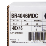 Trash Bag McKesson 45 gal. 0.90 mil 40 X 46 Inch Clear Extra Heavy Plus Duty Star Seal Bottom Coreless Roll