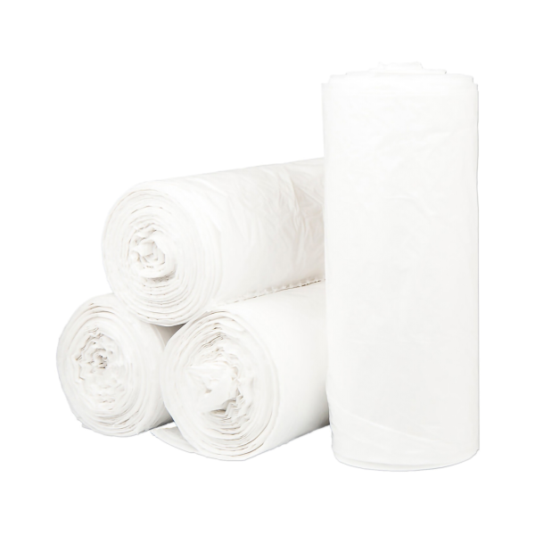 Trash Bag McKesson 30 gal. 0.80 mil 30 X 36 Inch White Extra Heavy Duty Star Seal Bottom Coreless Roll