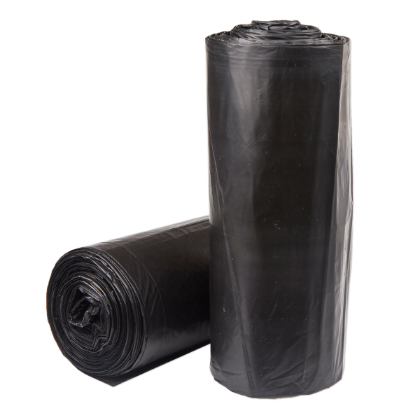 Trash Bag McKesson 45 gal. 22 Mic. 40 X 48 Inch Black Extra Heavy Plus Duty Star Seal Bottom Coreless Roll