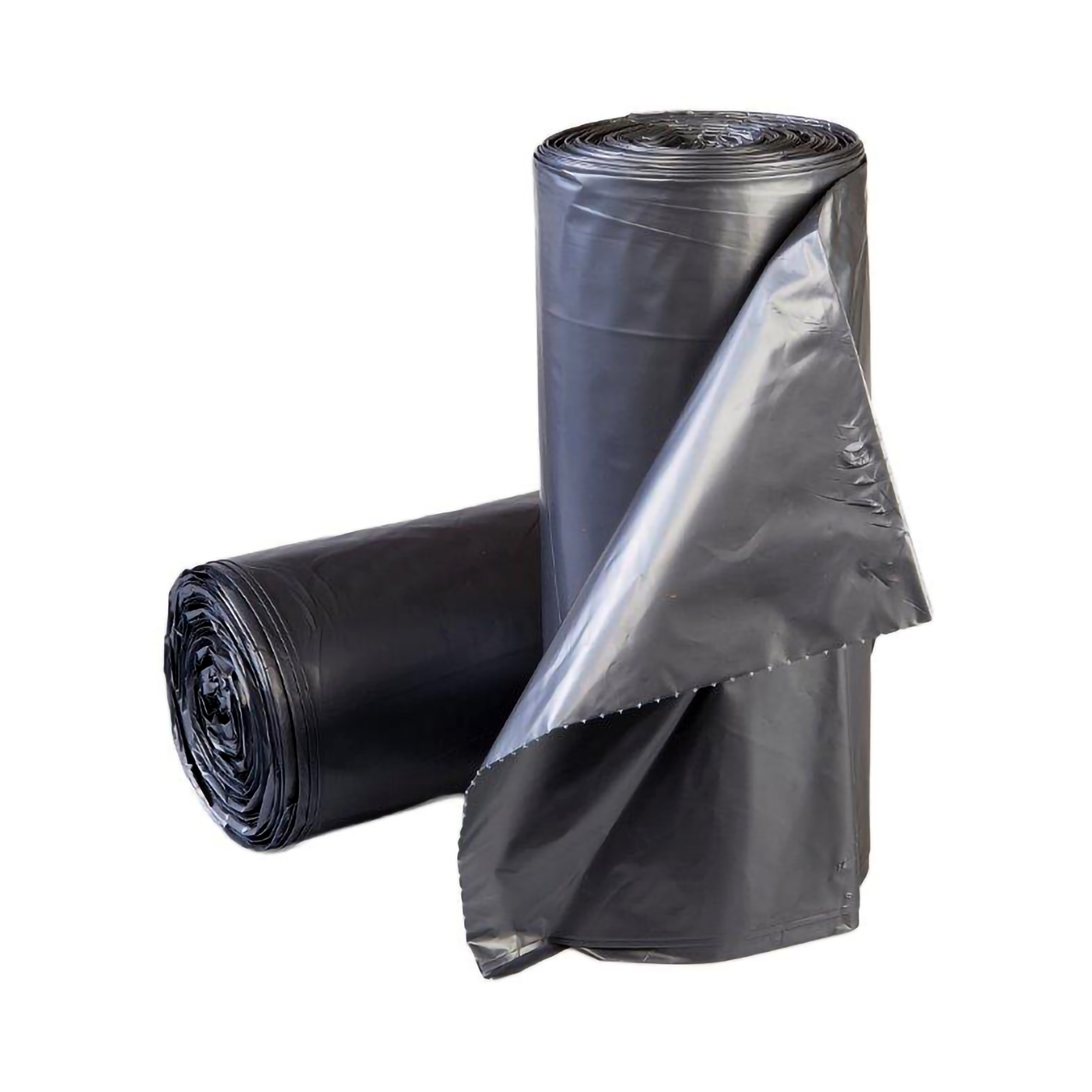 Trash Bag McKesson 60 gal. 1.1 mil 38 X 58 Inch Gray Extra Heavy Plus Duty Star Seal Bottom Coreless Roll
