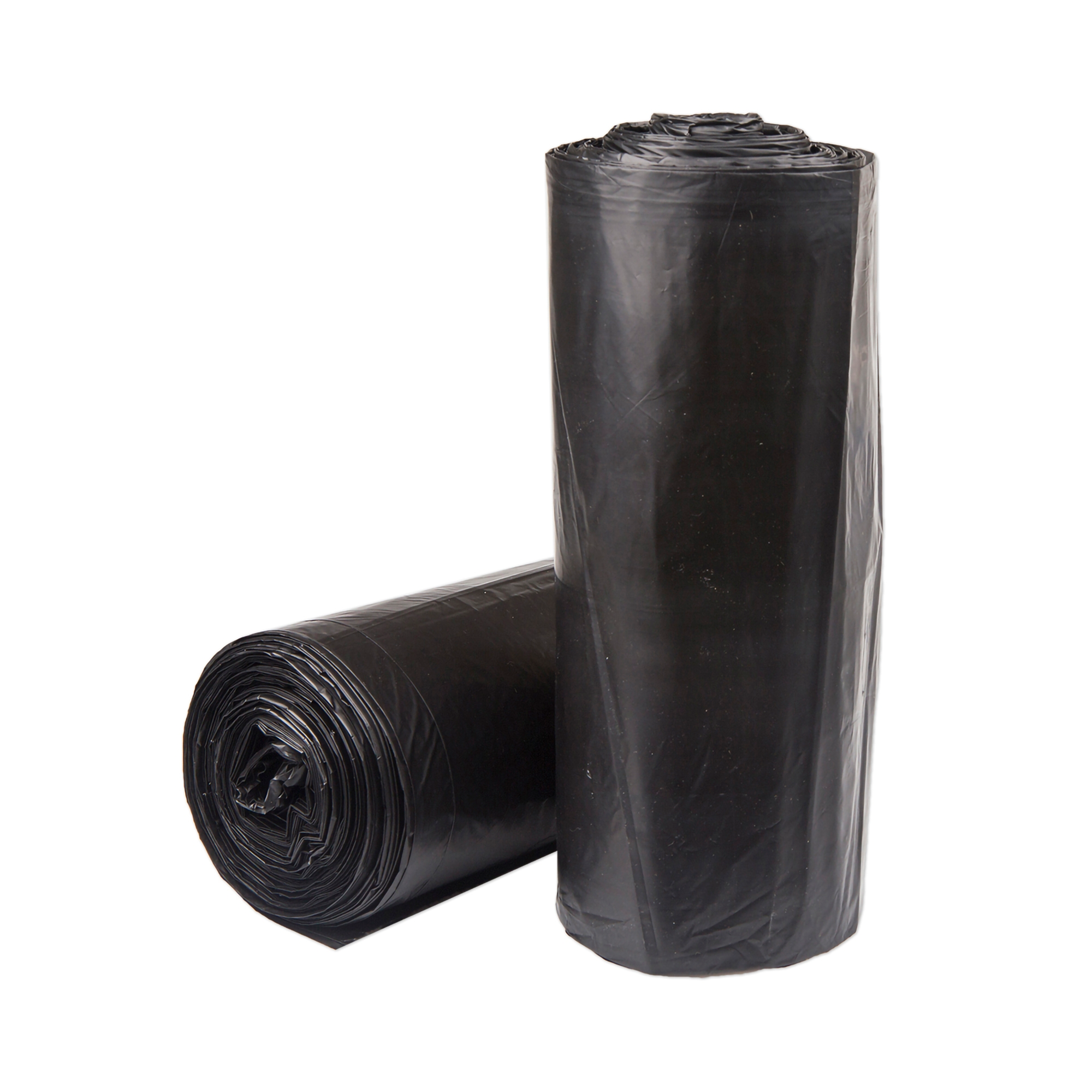 Trash Bag McKesson 56 gal. 1.5 mil 43 X 47 Inch Black Super Heavy Duty Star Seal Bottom Coreless Roll