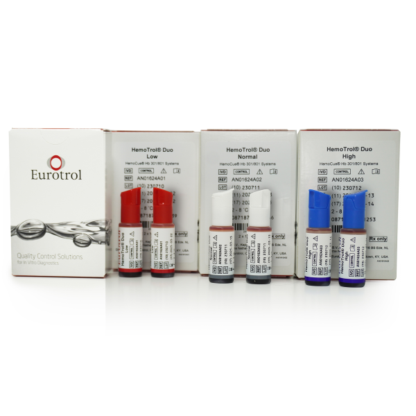 Assayed Control Hemotrol Duo Hemoglobin High Level 2 X 1 mL