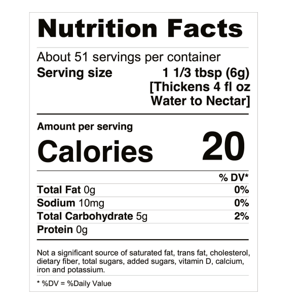 Food and Beverage Thickener McKesson 10 oz. Canister Unflavored Powder IDDSI Level 0 Thin