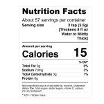 Food and Beverage Thickener McKesson 7.24 oz. Canister Unflavored IDDSI Level 0 Thin