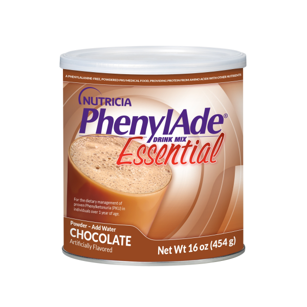 Oral Supplement PhenylAde® Chocolate Flavor Powder 16 oz. / 454 Gram Canister