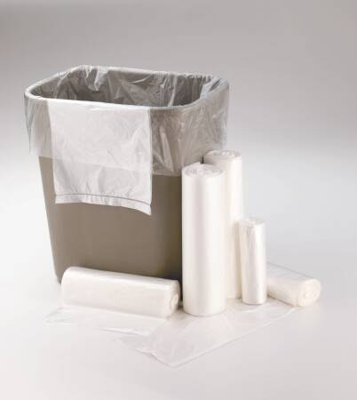 Trash Bag 60 gal. 17 Mic. 38 X 60 Inch Natural Extra Heavy Duty Star Seal Bottom Coreless Roll
