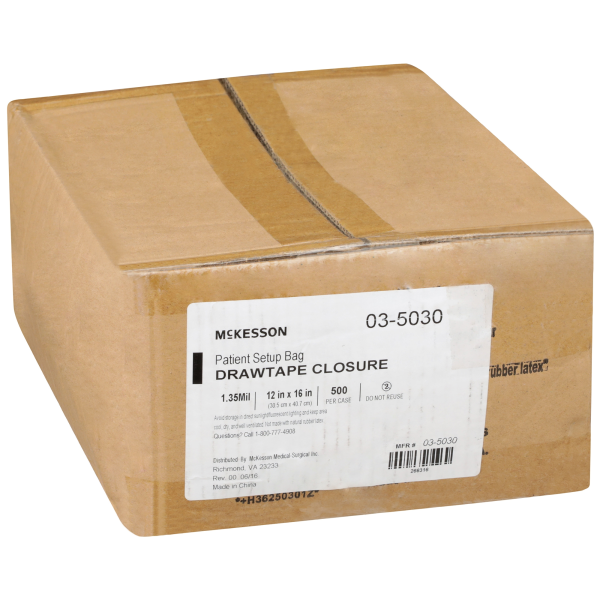 Respiratory Set-Up Bag McKesson PULL-TITE™